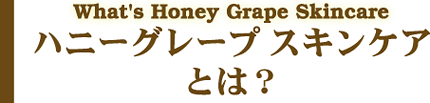 What's Honey Grape Skincare nj[O[vXLPAƂ́H